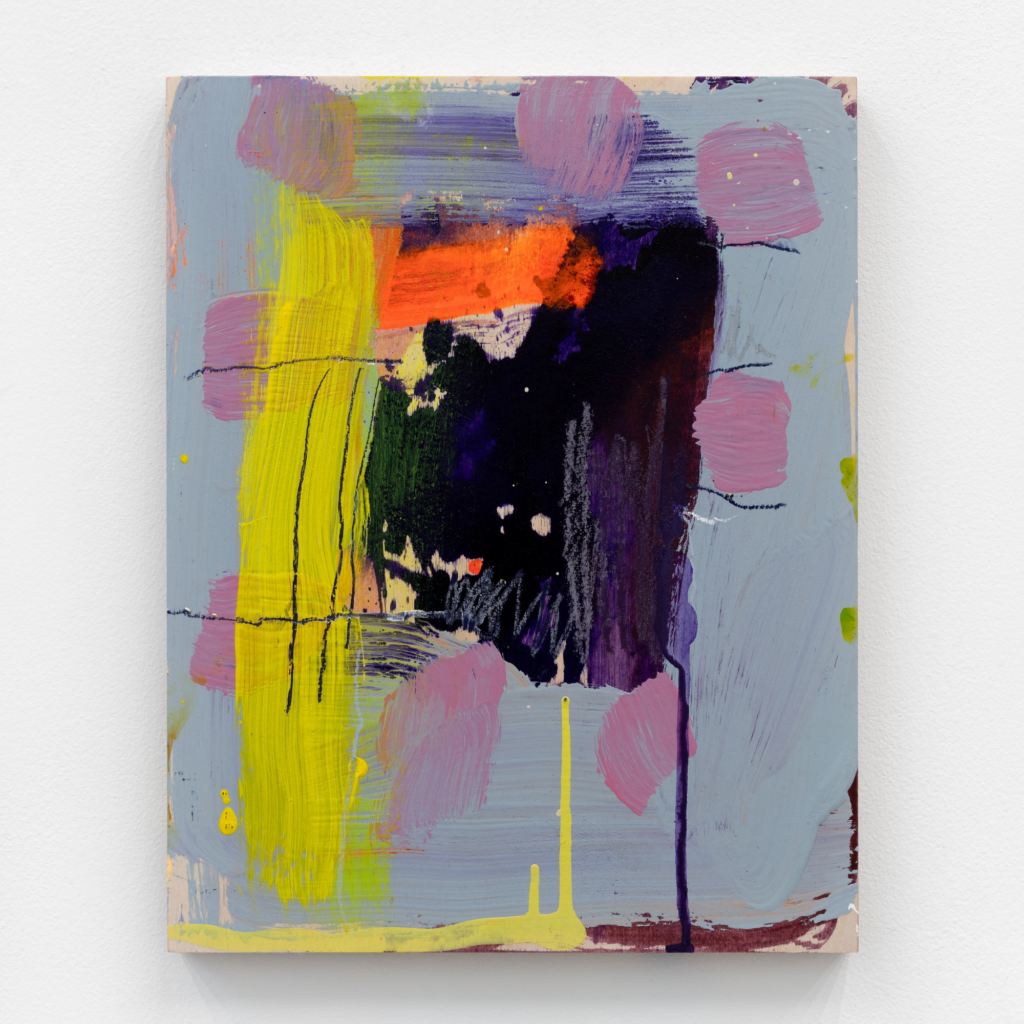 Francie Bishop Good (b. 1949), A Pod, 2022, synthetic polymer on wood, 14 x 11 in.