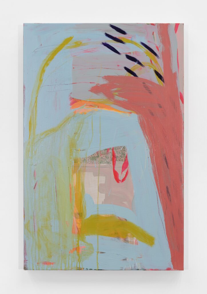 Francie Bishop Good (b. 1949), Alma's Wallpaper on the Ceiling, 2025, synthetic polymer on wood, 40 x 26 in.