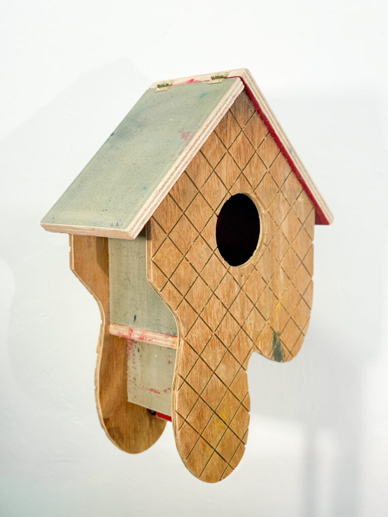 Philip Lique (b. 1983), Unnamed architectural model 9, wood, composite materials, house paint