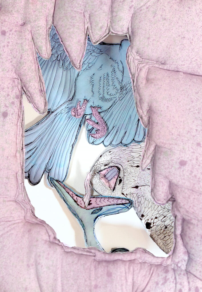 Jen Clay, I’ve seen a bird before, detail.